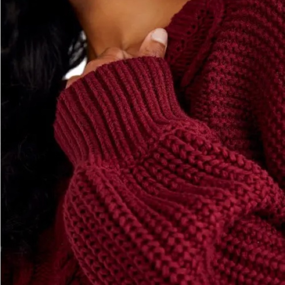 NWT Free People Dream Cable Crewneck Sweater - Picture 2 of 6